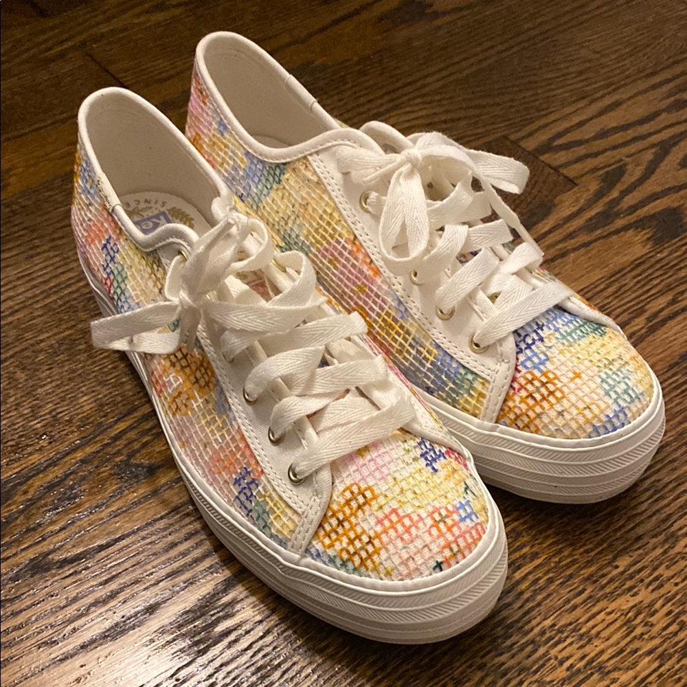 Keds Vibrant Mosaic Sneakers with Holographic Elements